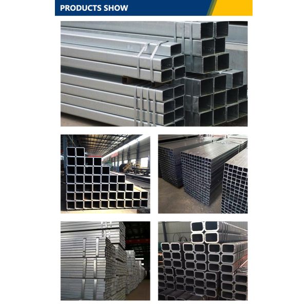 Hop Dipped ASTM A32 A36 A285 Galvanized Steel Square Tube Zinc Coated