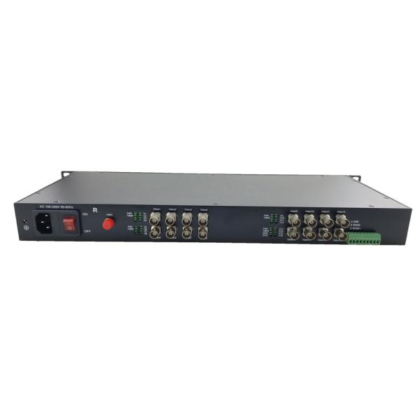 Ho-Link 1U 16 Ch HD Channel 720P 960P 1080P HDCVI/TVI/AHD Coaxial Video Digital Optical Converter