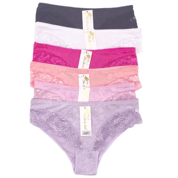 Jacquard Underwear Lady Best Selling Six Colors Lace Panties 2024 Hot Sell Lingerie for Girls