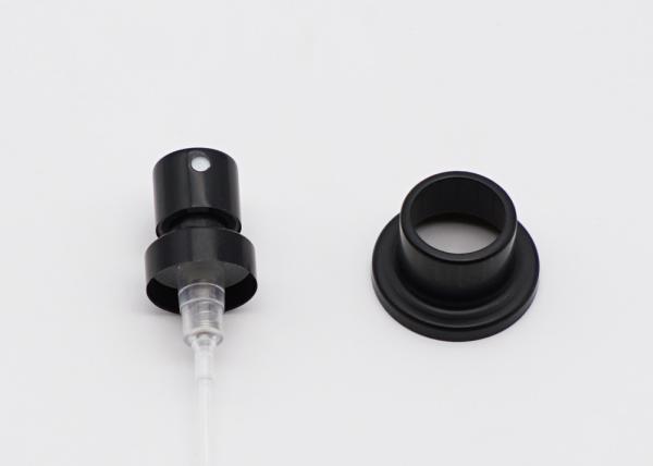 Friso preto de alumínio FEA20 da bomba do pulverizador de perfume com colar pisado