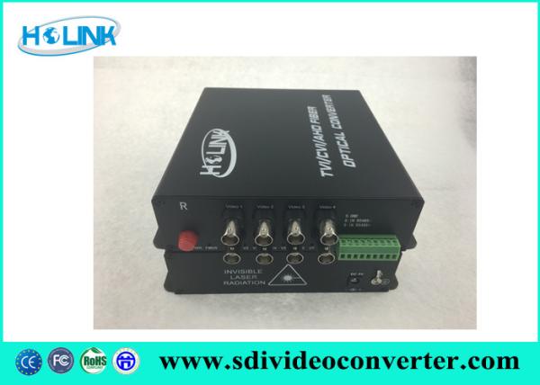 4ch AHD Over Fiber Optic,4 ch AHD +1 ch RS485(optional) ,fiber optic to coaxial converter