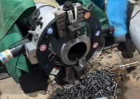 Tipo biselado cortador frío de la cubierta de la máquina del corte inoxidable de la tubería de acero 305m m