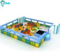 Ocean Theme Custom Design Slide Set Bola Pit Kids Equipamento de parque interior