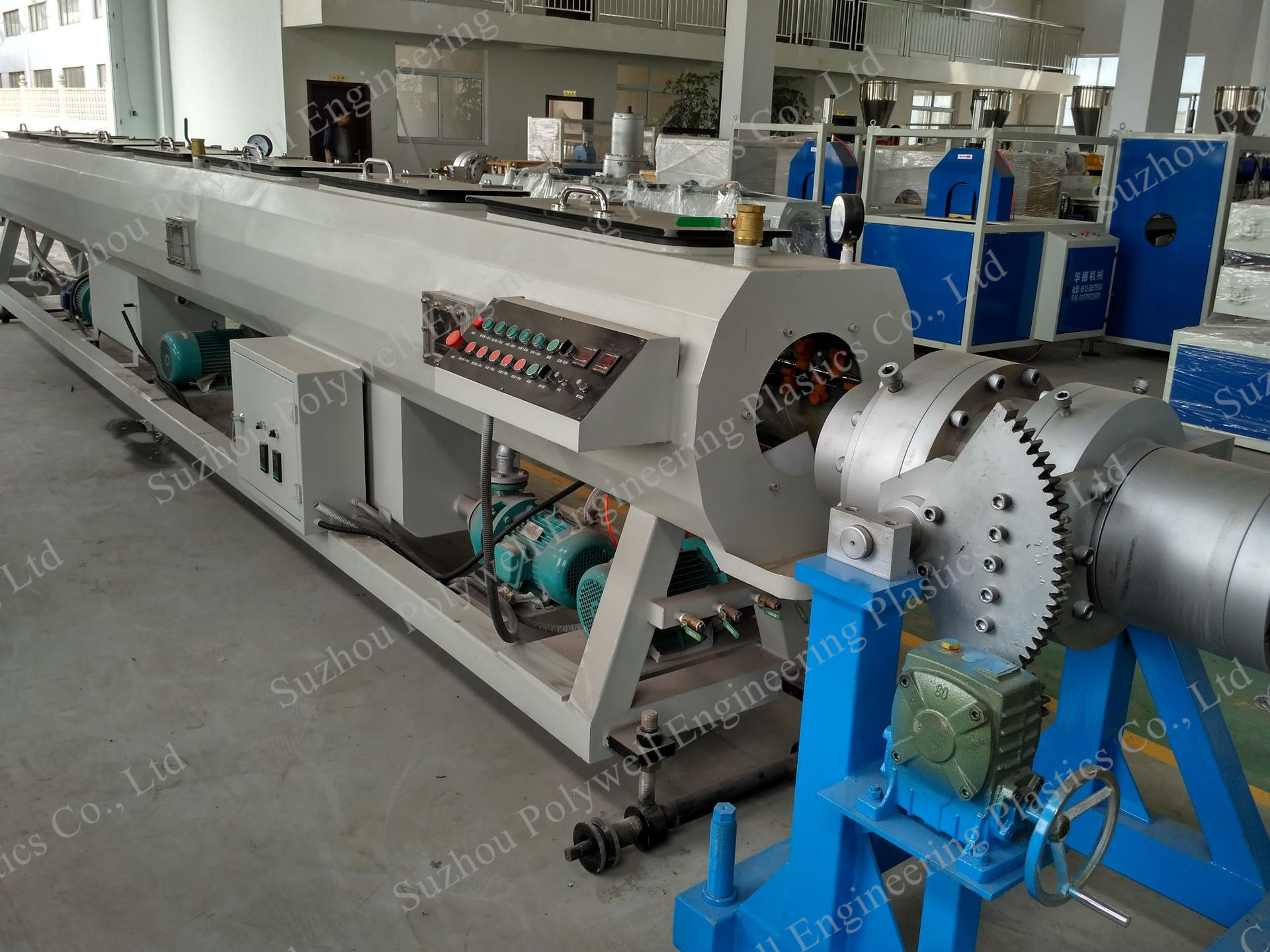HDPE PP пластиковые трубы экструзионная линия композитные водоснабжения ирригации трубы трубы изготовления машины