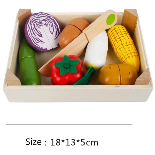 A cozinha de Montessori finge Toy For Children Cutting Fruit Vegeta