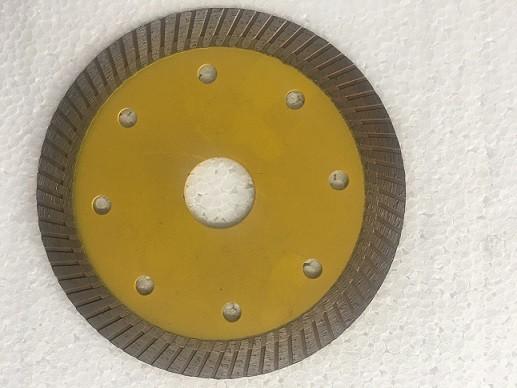 Orange 4 / 5 Inch Turbo Diamond Saw Blade , Diamond Turbo Cup Wheel