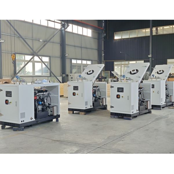 premium high reliability high efficiency lower noise silent micro gas CHP water cooled units 8kw 10kva 10kw