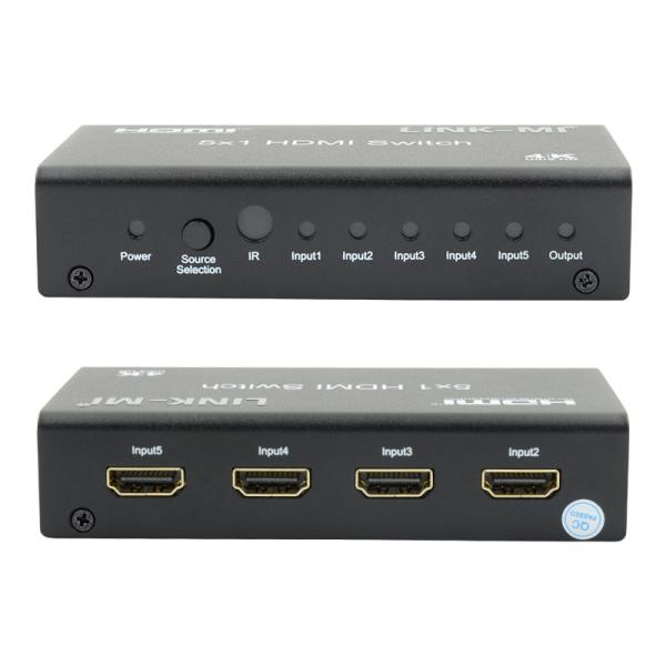 5x1 Video HDMI Switch with remote  Support 3D 4K2K