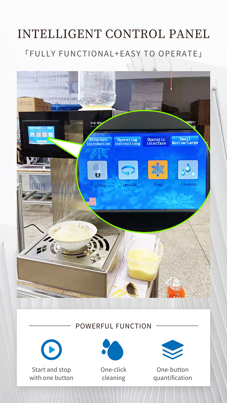 High Quality High Speed Stainless Steel Bingsu Machine Ice Snow Machine Milk Snow Ice Machine