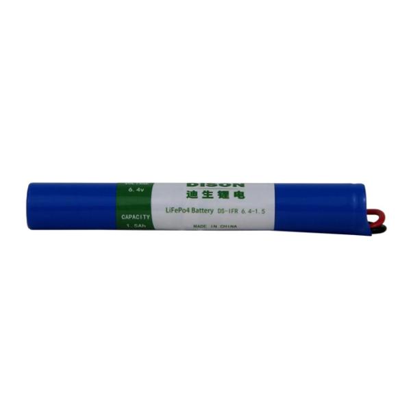 IFR18650 6.4v 1500mah LiFePo4 Batería de ion-litio-fosfato para iluminación de emergencia