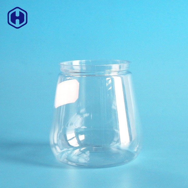Pagoda Style Clear Plastic Cans Dry Food Keep Plastic Biscuit Containers