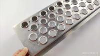 Galvanized Steel Roof Safety Walkway Grating with Round Holes