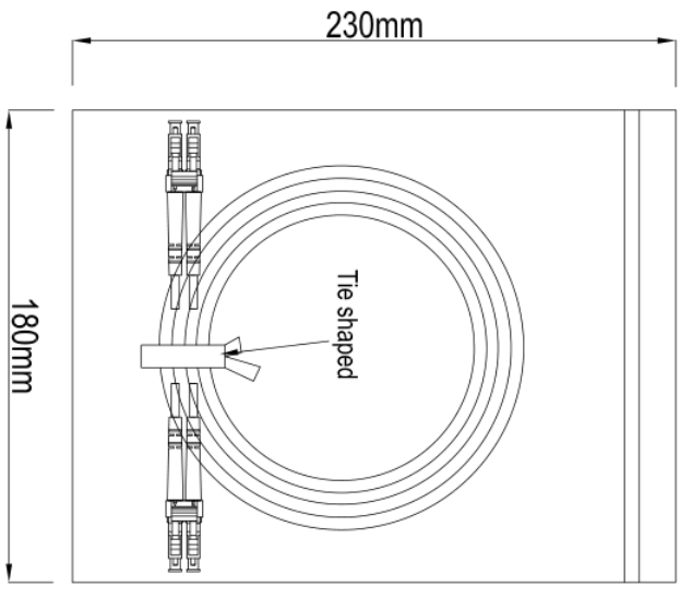 Взаимозаменяемость кабеля оптического волокна Фтткс См высокая для систем ДВДМ легких для использования