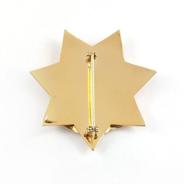 Emblema da Polícia de Metal Esmalte Personalizado Gravado Single Side / Double Side