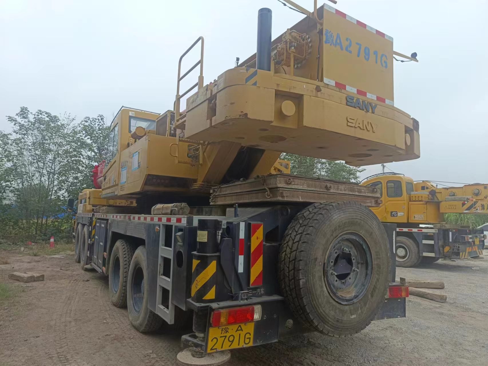 2018 SANY 80 тонн подержанных мобильных кранов с послепродажной поддержкой
