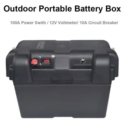 Батарейный шкаф хранения морской шлюпки автомобиля PP солнечный поручая на открытом воздухе располагаясь лагерем со светом СИД