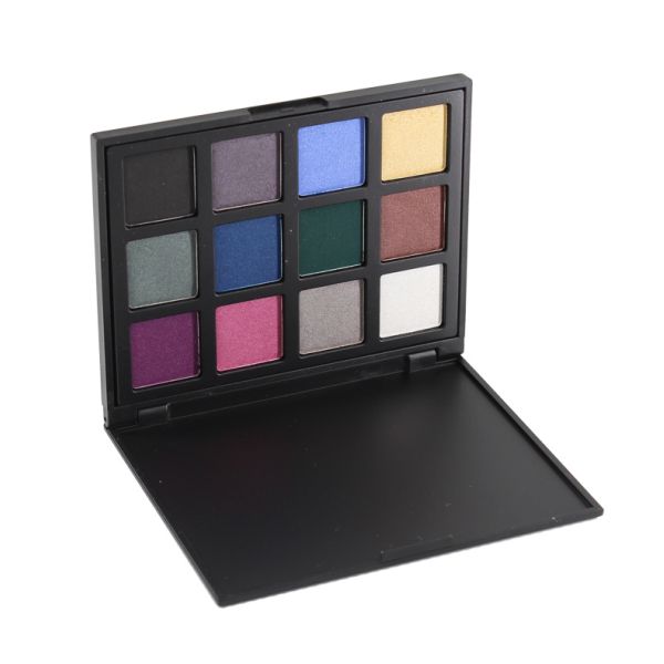 Пигмент индивидуальной холодной палитры теней для век облегченный высокий с 12 цветами