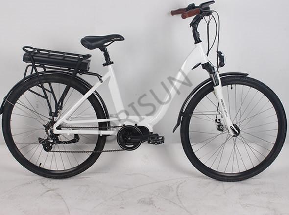 250W Electric City Bike , Aluminum Alloy Electric Road Bike Custom Color