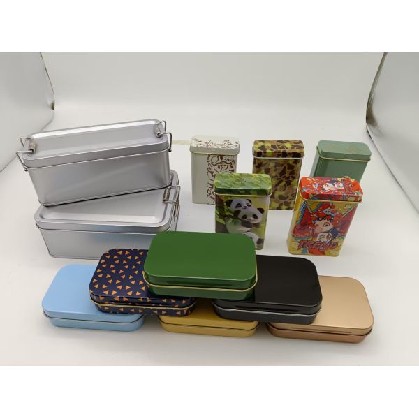 Spot Lock Pastry Cake Tin Cans with Silver Buckle Candy Jar Pulley Buckle Box