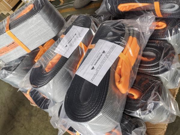 6 Wll 33000 Lbs Heavy Duty Tow Straps 2 Ply Polyester Material High Tenacity