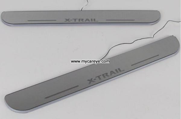 Nissan X-Trail car pedal set LED lights pedal car step Moving door scuff
