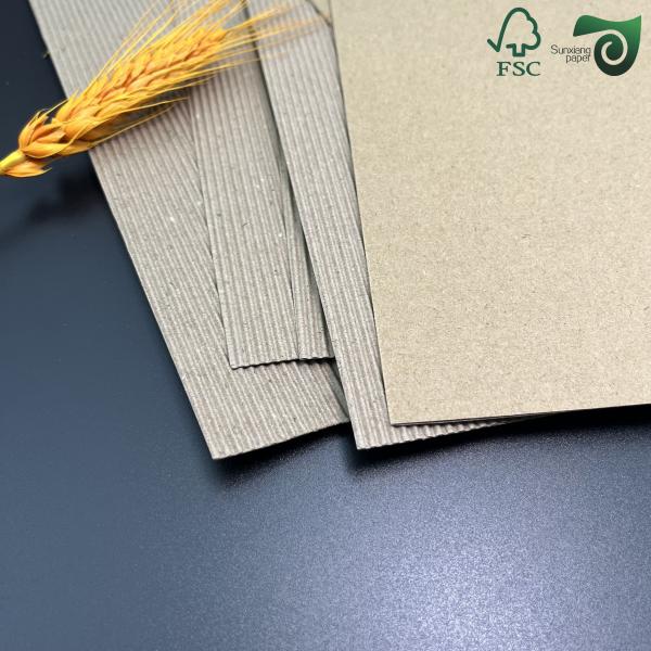 E F Flute Black Corrugated Cardboard 110gsm 120gsm 150gsm  Various Thicknesses