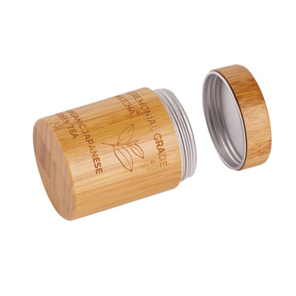 Frasco de bambu selado 10g 15g 80g 100g 150g do armazenamento da cozinha do cartucho do chá