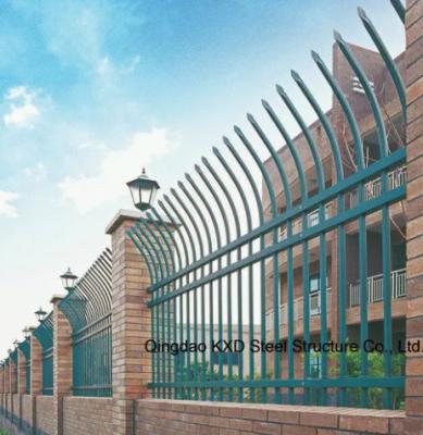 Factory Wholesale Galvanized Square Tube Wrought Iron Fence