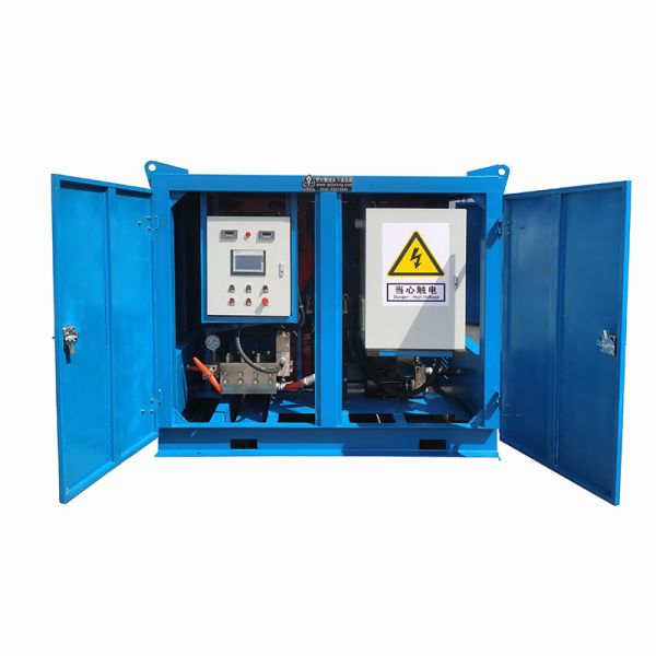 Les grands bateaux immergent le jet de nettoyage de cavitation de machine