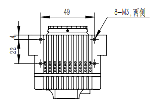 320×256 1.2-2.2μm 30μm TEC Cooled SWIR InGaAs Camera 50fps GigE GS-SW320223050-C-G
