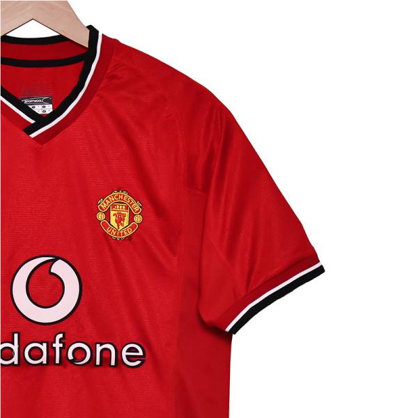 Manchester United 2001 Classic Home Replica Football Jersey Custom