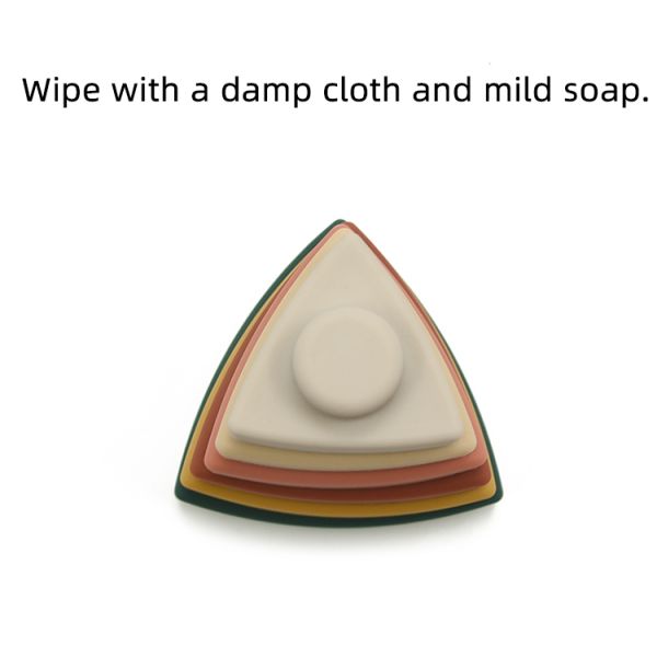 FDA Silicone Educational Baby Stacking Blocks BPA Free 100% Food Grade