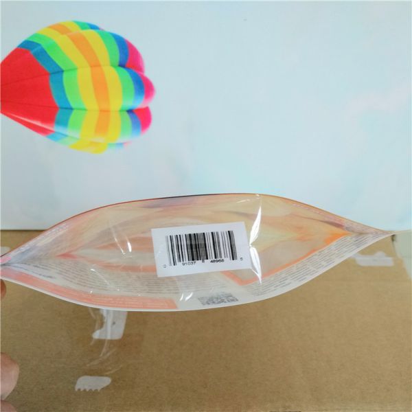 Stand up reusable microwavable Mylar Printed Plastic Bags For Food Packaging With Custom Logo