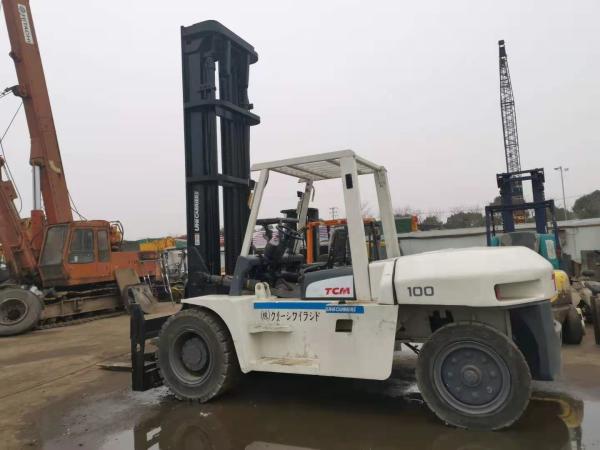 altura 6m do pórtico da empilhadeira da mão de 10T TCM FD100Z segundo