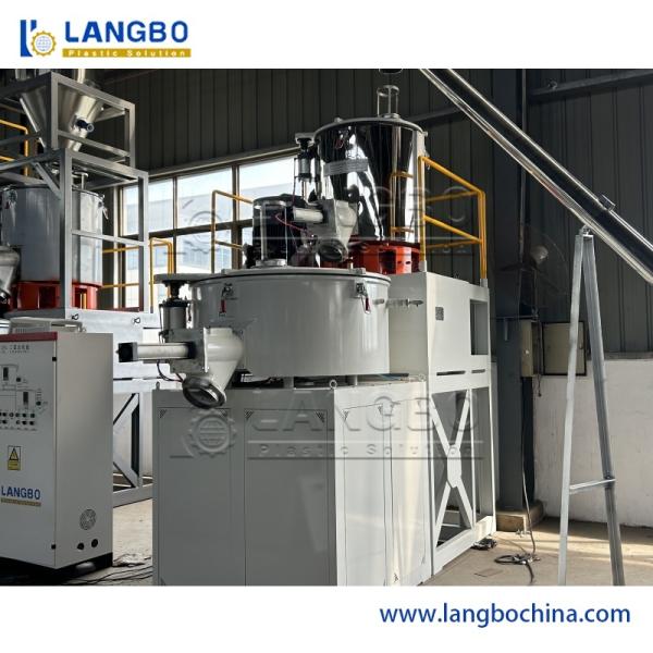High Speed Hot/Cool Plastic Turbo Mixer for WPC PVC Powder Resin – PVC Pipe, Profiles, Panels, Trunking, Sheets
