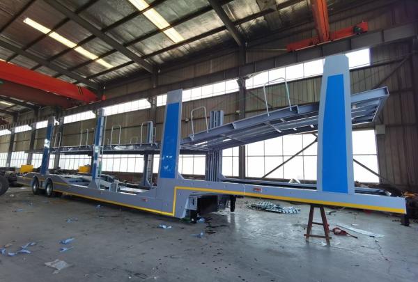18-30T Loading Weight Hydraulic Lifting 3 Axle 10 Units Transport Carrier Car Trailer