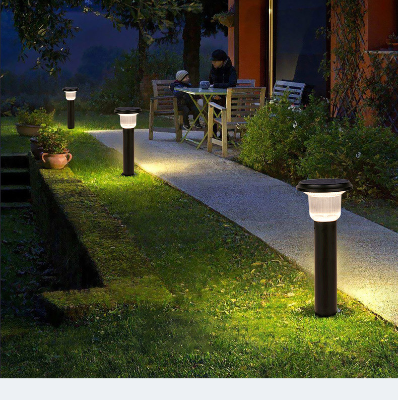 Easy Install IP65 Waterproof LED Lawn Lights Outdoor Landscape Lighting Solar Powered Lawn Lamps  
