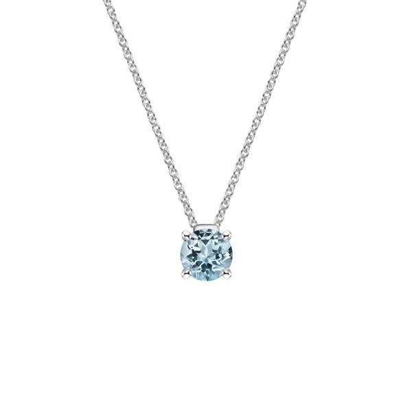 The Elegant Simplicity Of This Interwoven Aquamarine Necklace