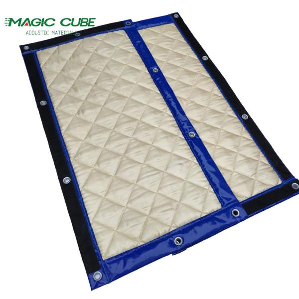 Eco Friendly Noise Cancelling Fence PVC Tarpaulin And Fabric Surface Finished
