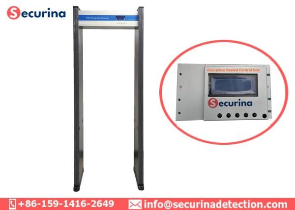 18 Zones Archway Metal Detector DSP With Alarming Counting Display OEM