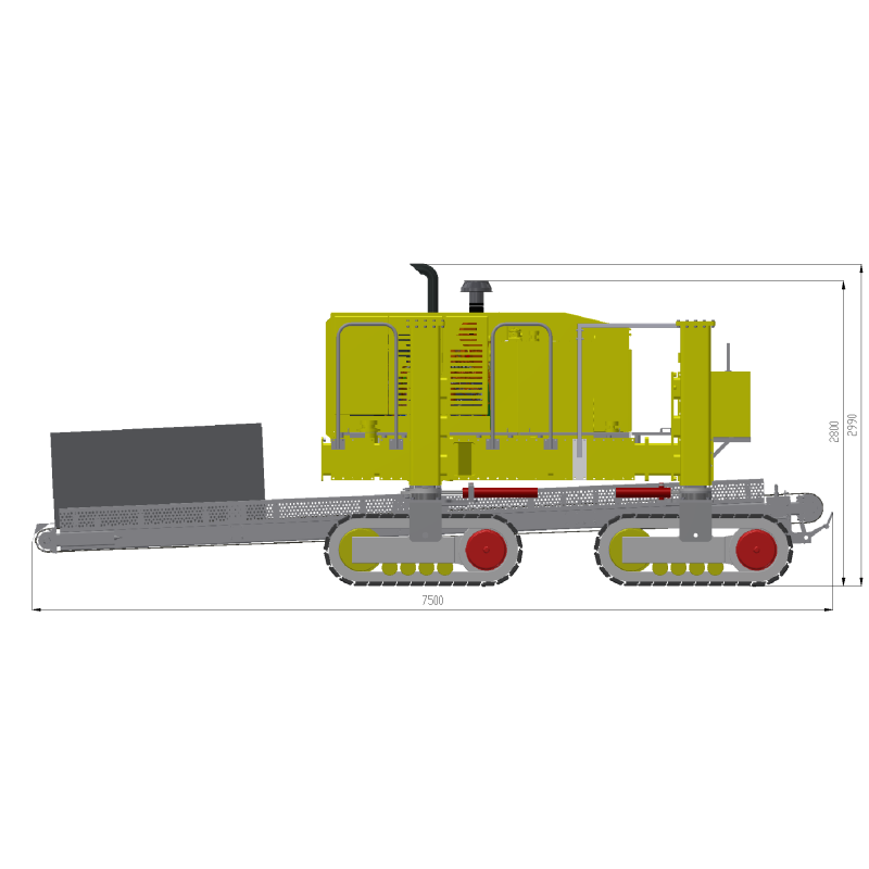 SMC-6500 Rear Slipform Paver with HighPower Engine for Highway Construction