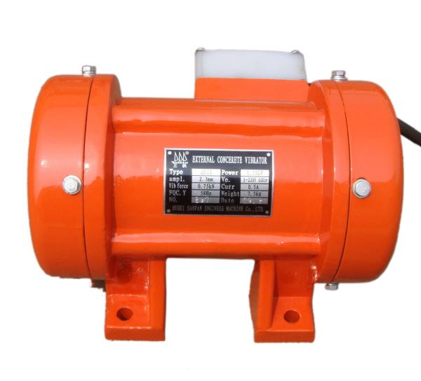 0.18kw Copper Coil Adjustable External Electric Concrete Vibrator Vibrating Motor 7.5kg