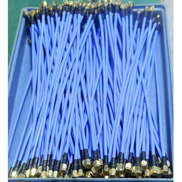 Antenna Adapter RF Cable Assemblies Semi Flexible 16cm SMA Male Connector ODM