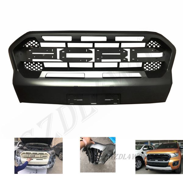 Ranger T8 Wildtrak Accessories Ranger Raptor Grill Letters Compatible