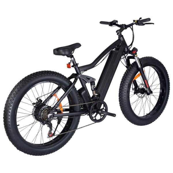 500W 48V 12AH Carbon Fiber Electric Mountain Bike Lithium Battery powered