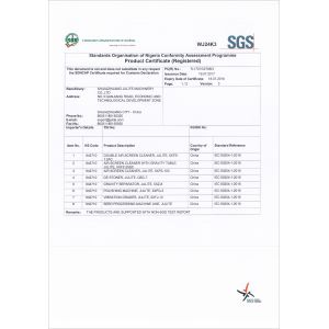 Shijiazhuang Julite Machinery Co.,LTD Certifications