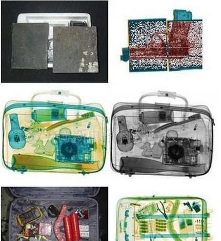 Low radiation X Ray Baggage Scanner , Knife Gun Detecting For Security Inspection