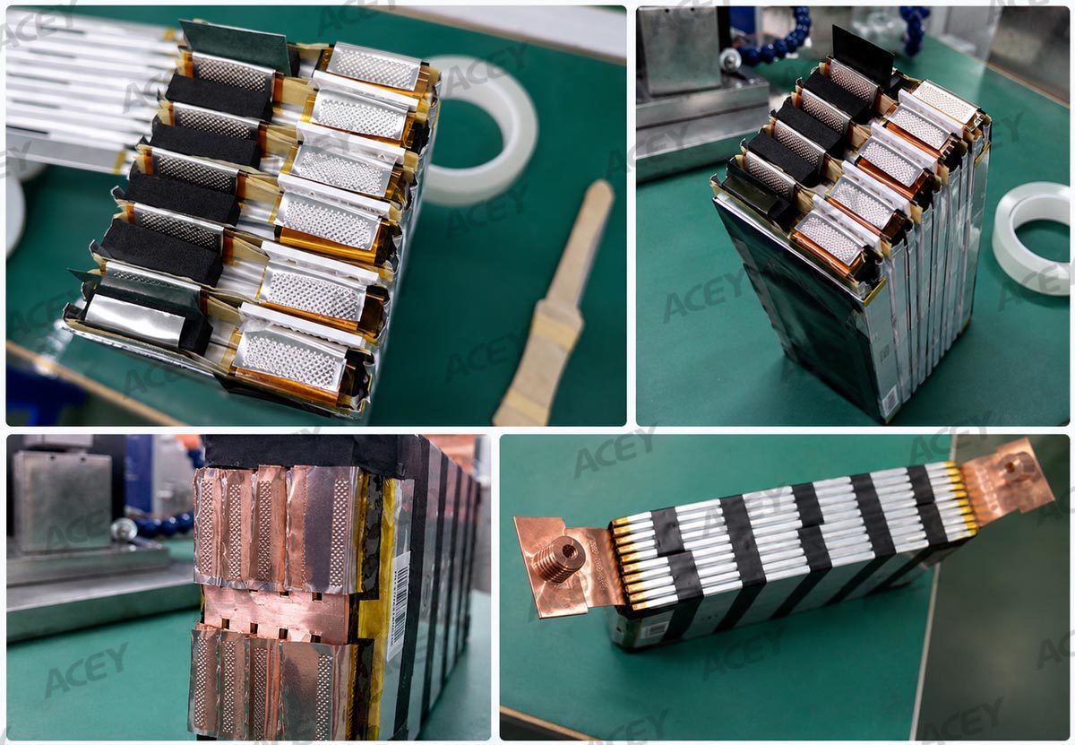 6000W Compact Lithium Battery Ultrasonic Spot Welding Machine For Polymer Battery Pack Assembly