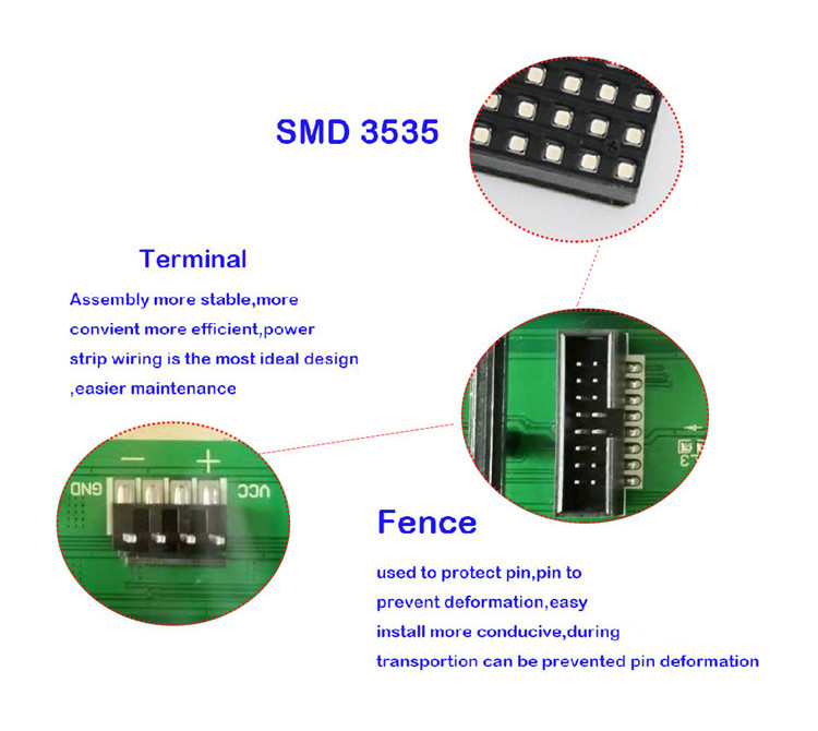 модуль приведенный дисплея P8 256*128mm супер яркий на открытом воздухе