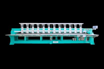 6 Color Flat Embroidery Machine Multi Head With Auto Trimmer Function
